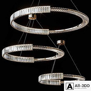 Pendant chandeliers BERTOLDA C by Lampatron ⌀ 60cm ⌀ 80cm ⌀ 100cm