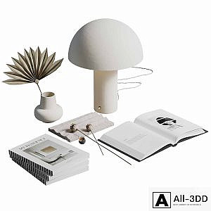 white decorative set