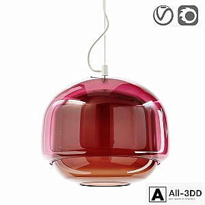 Stained glass lamp, Kinoko