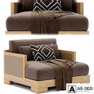 RH Outdoor Ubud armchair
