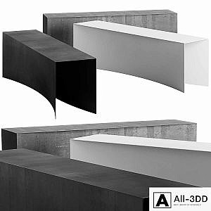 123 Void bench by Desalto