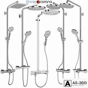 Shower systems Hansgrohe set 154