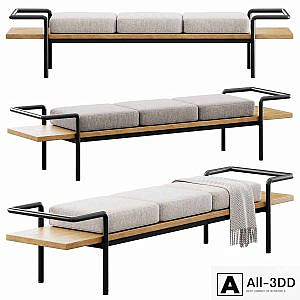 Bench T904 By Poltrona Frau