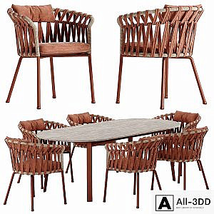 Varaschin Emma Cross dining set