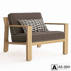 Rhodes Teak Lounge Chair