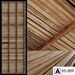 Ceiling wood rod n1