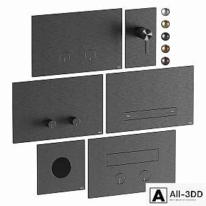 Flush buttons CEA set 01