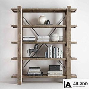 Pottery barn BENCHWRIGHT ETAGERE BOOKCASE