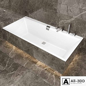 Bath Villeroy & Boch Squaro Edge 12.