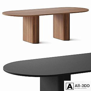 Arco Kami Oval 1 Dining Table