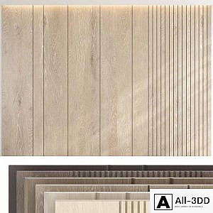 Wood panel set v01