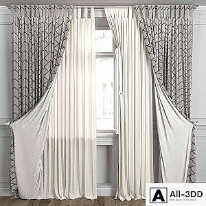 Curtains with window 484C