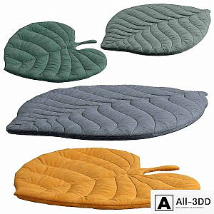 Leaf rug for kids