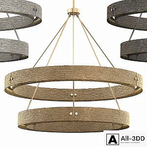 VOUVRAY TWO-TIER ROUND CHANDELIER 60