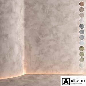 Decorative plaster 005 (Seamless texture)