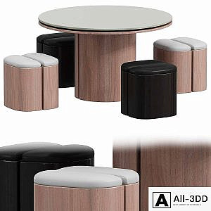 Aire Stool with Table