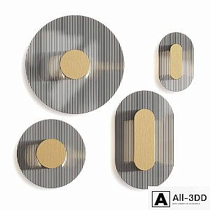 Baxter Button Wall Lamps