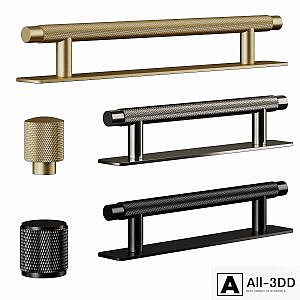 Plankhardware KEPLER Knurled T-Bar and BROOKS and FRANKLIN Knob