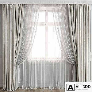 Curtains with window 499C
