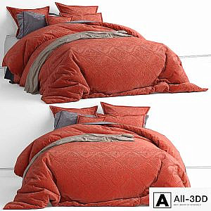 Adairs Bianca Terracotta Bed