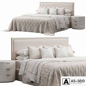 Rectangular Headboard Bed by FISCHER FURNITURE