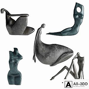 Human Abstract Sculptures 7