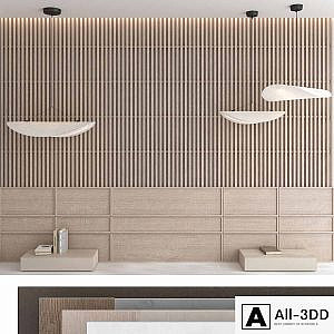 Decorative wall panel set 81