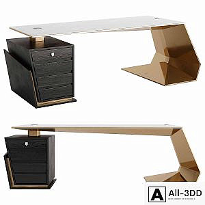 GT-GOLD Executive Desk by Tonino Lamborghini