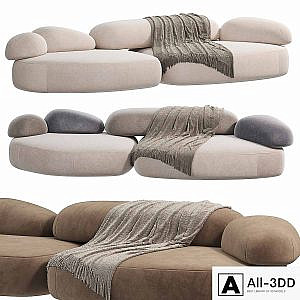 Moroso Pebble Rubble Sofa