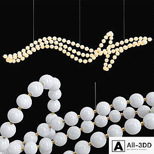 Pearl Necklace Chandelier
