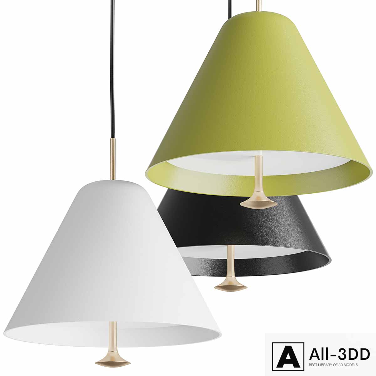 Levitate Pendant modern interior 3D model Levitate Pendant