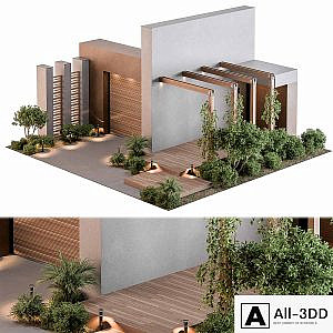Outdoor Entrance and Fence 12