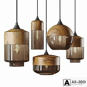 Retro Loft Glass Hanging Light