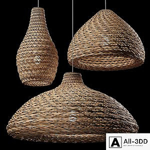 Rattan Pendant Light 08