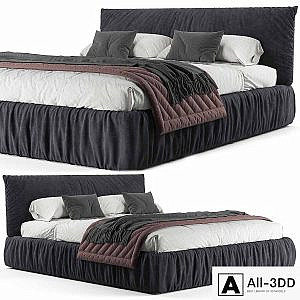 Kemi Bed wood soft
