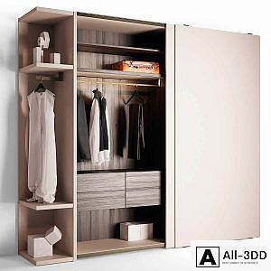 Sliding wardrobe Pianca Nastro