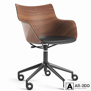 Kartell Q/Wood Chair