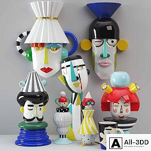 Funny Doll Vases