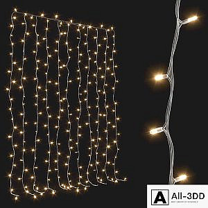 Garland on the window
