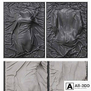 Decorative panel on the wall 03