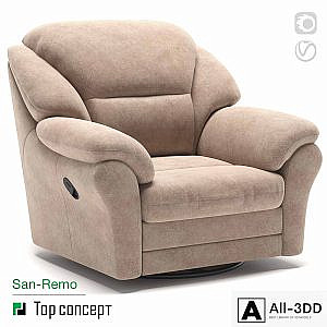 Armchair recliner San-Remo