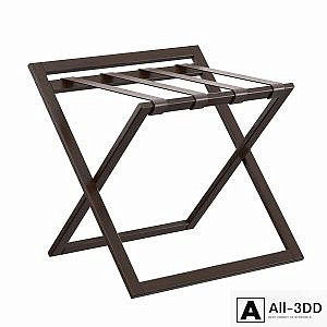 WOODEN LUGGAGE RACK EDUARD