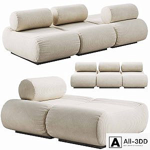 Modular sofa Corbi Trio