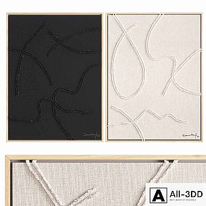 Hand embroidery on linen. Set_1