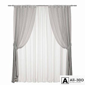 Tie-down curtains