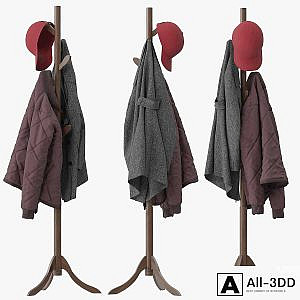 Coat Rack 8 Hooks