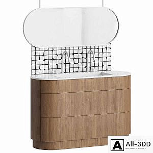 bathroom furniture japandi