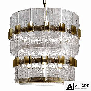 Vintage Chandelier Red May