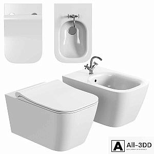 Toilet By GSI ceramica NUBES