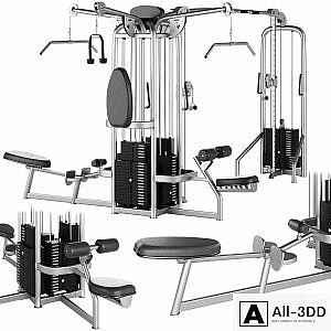 HOIST MULTI JUNGLE GYM SYSTEM CMJ-6600-S 6 STATION